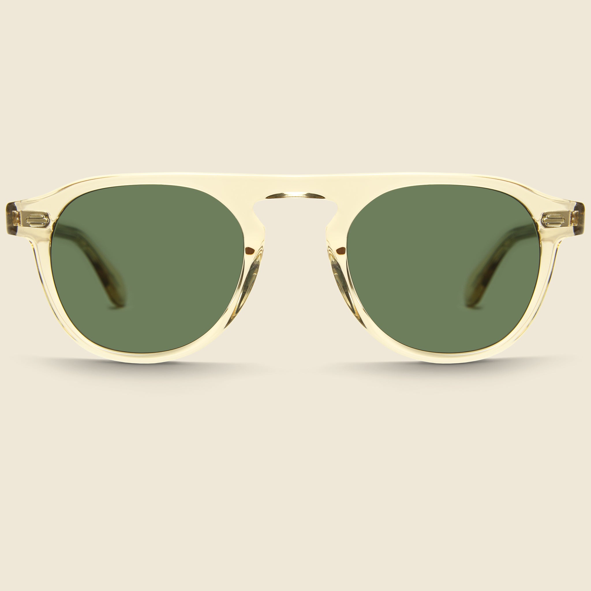 Harding 47mm - Champagne/G15 - Garrett Leight - STAG Provisions - Accessories - Eyewear