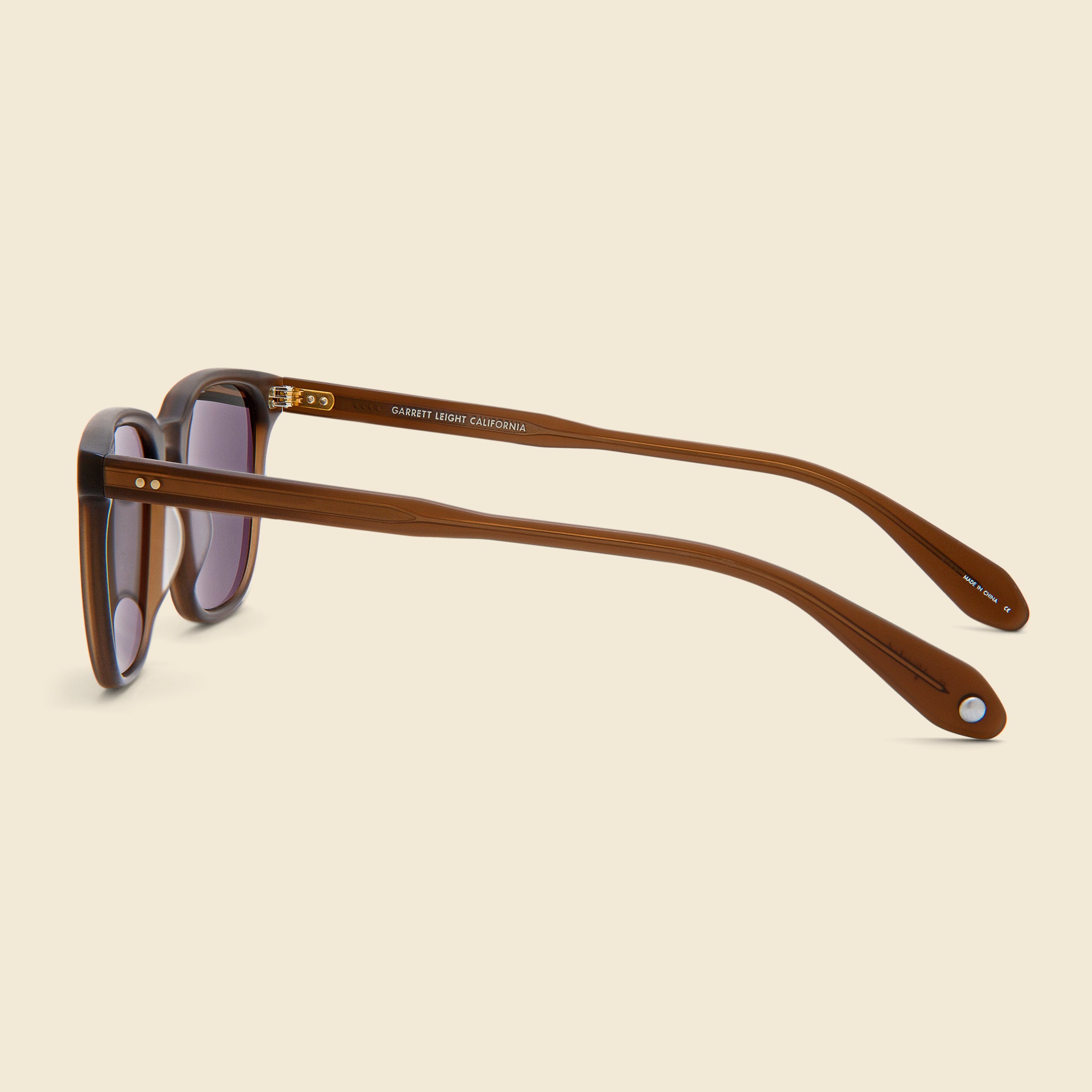 Emperor 52mm - Matte Espresso/Grey Polar - Garrett Leight - STAG Provisions - Accessories - Eyewear