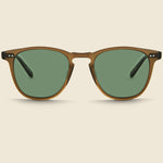 Brooks 47mm - Matte Espresso/G15 Polarized - Garrett Leight - STAG Provisions - Accessories - Eyewear