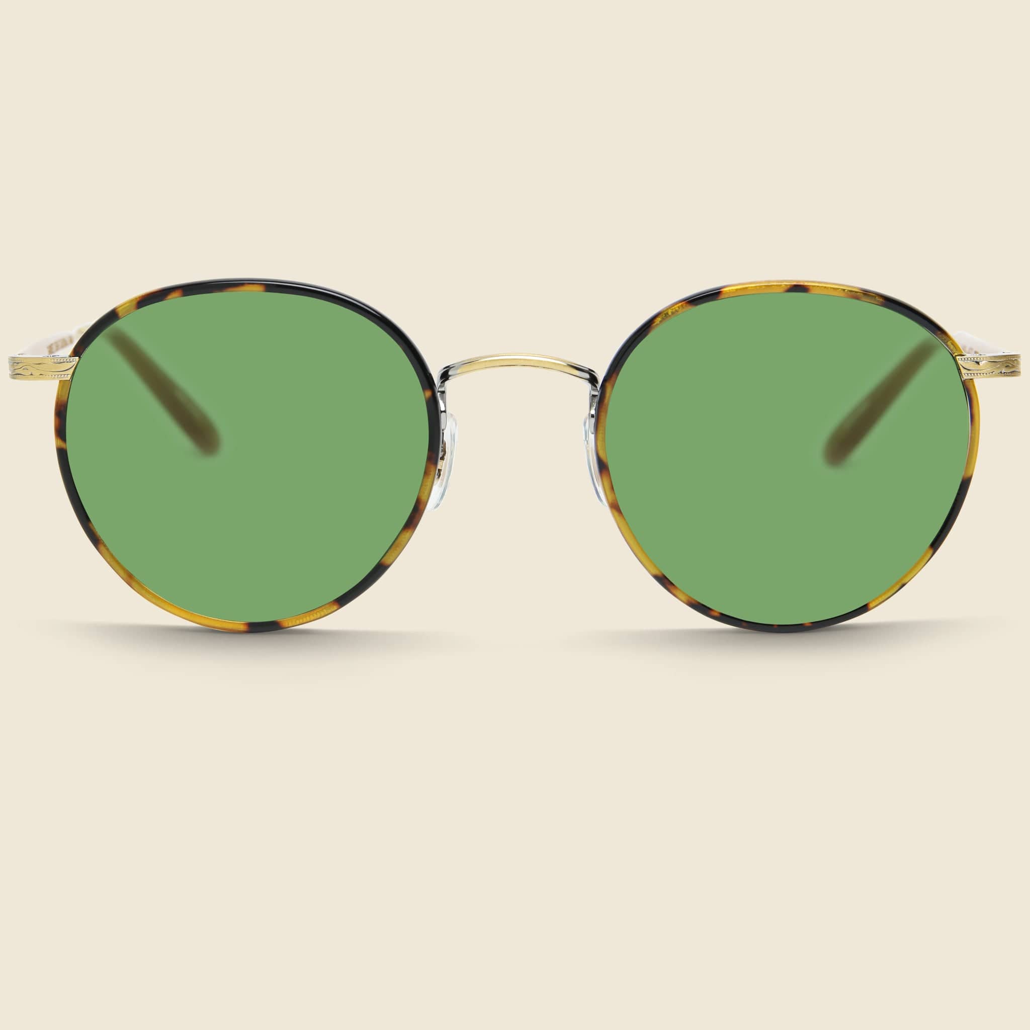 Wilson 49mm - Honey/Pure Green - Garrett Leight - STAG Provisions - Accessories - Eyewear