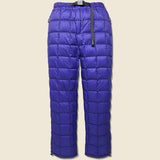 Taion Down Quilted Pants - Purple - Gramicci - STAG Provisions - Pants - Lounge