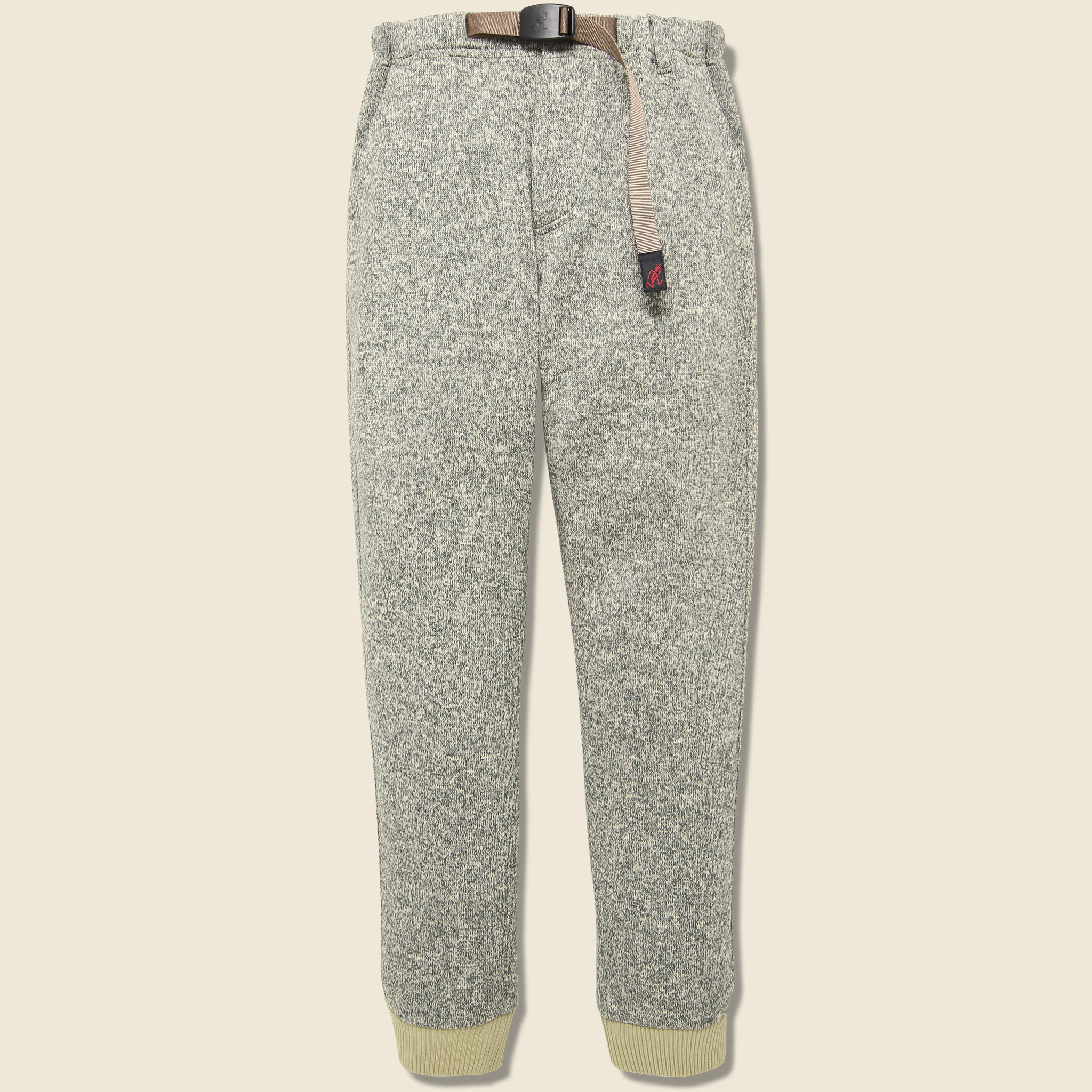 Bonding Knit Fleece Rib Pants - Oatmeal - Gramicci - STAG Provisions - Pants - Lounge