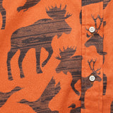 Earth Flannel Shirt - Orange - Gitman Vintage - STAG Provisions - Tops - L/S Woven - Other Pattern
