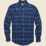 Slub Check Shirt - Blackwatch Indigo - Gitman Vintage - STAG Provisions - Tops - L/S Woven - Plaid