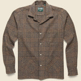 Cotton Tweed Check Shirt - Tan - Gitman Vintage - STAG Provisions - Tops - L/S Woven - Plaid