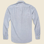Hillwood Chambray Dobby Shirt - Blue - Grayers - STAG Provisions - Tops - L/S Woven - Other Pattern