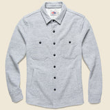 Bayswater Fleece CPO Overshirt - Light Blue Heather - Grayers - STAG Provisions - Tops - L/S Woven - Overshirt