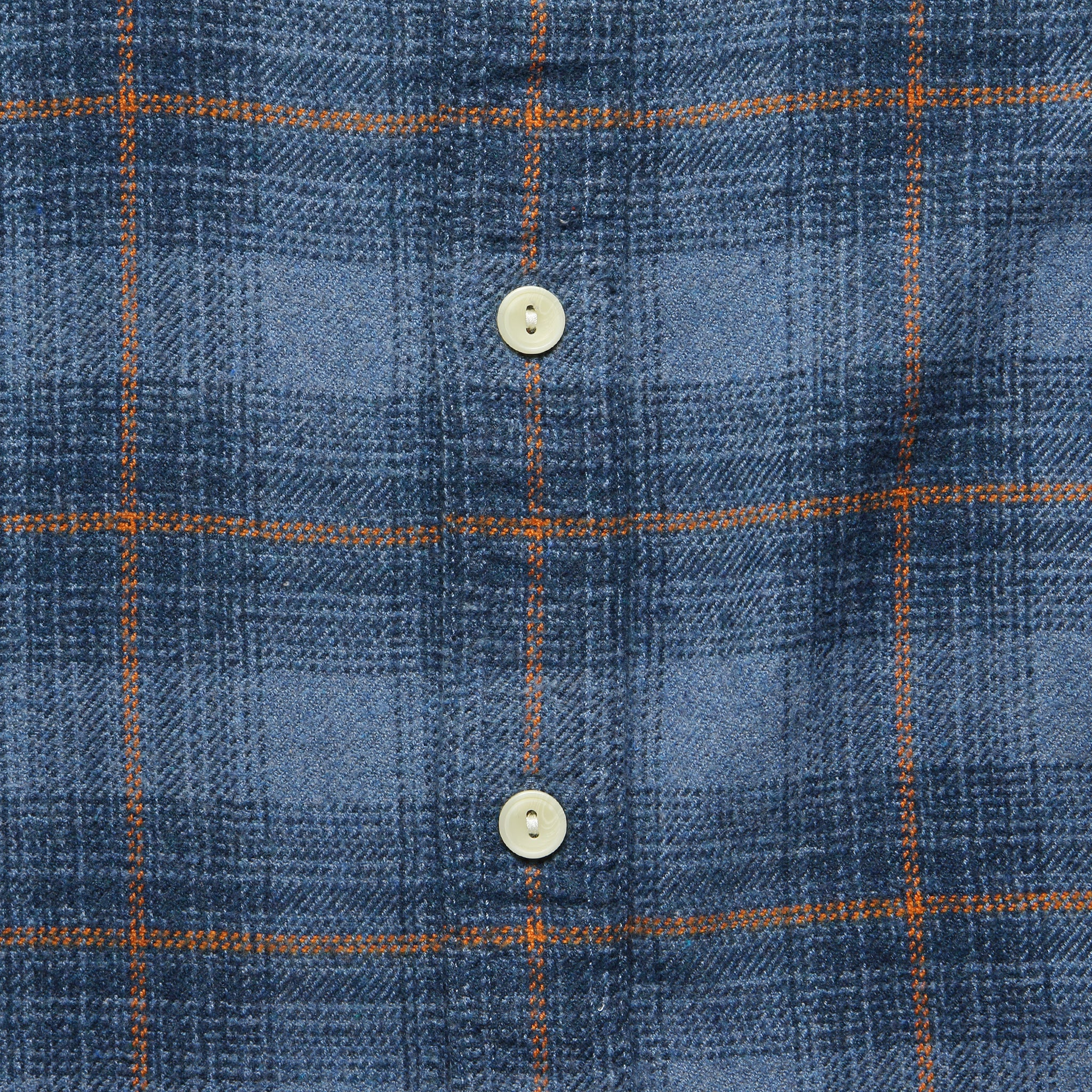 Nevill Heritage Flannel - Blue/Orange Plaid - Grayers - STAG Provisions - Tops - L/S Woven - Plaid