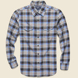 Falmar Vintage Flannel - Blue Plaid - Grayers - STAG Provisions - Tops - L/S Woven - Plaid