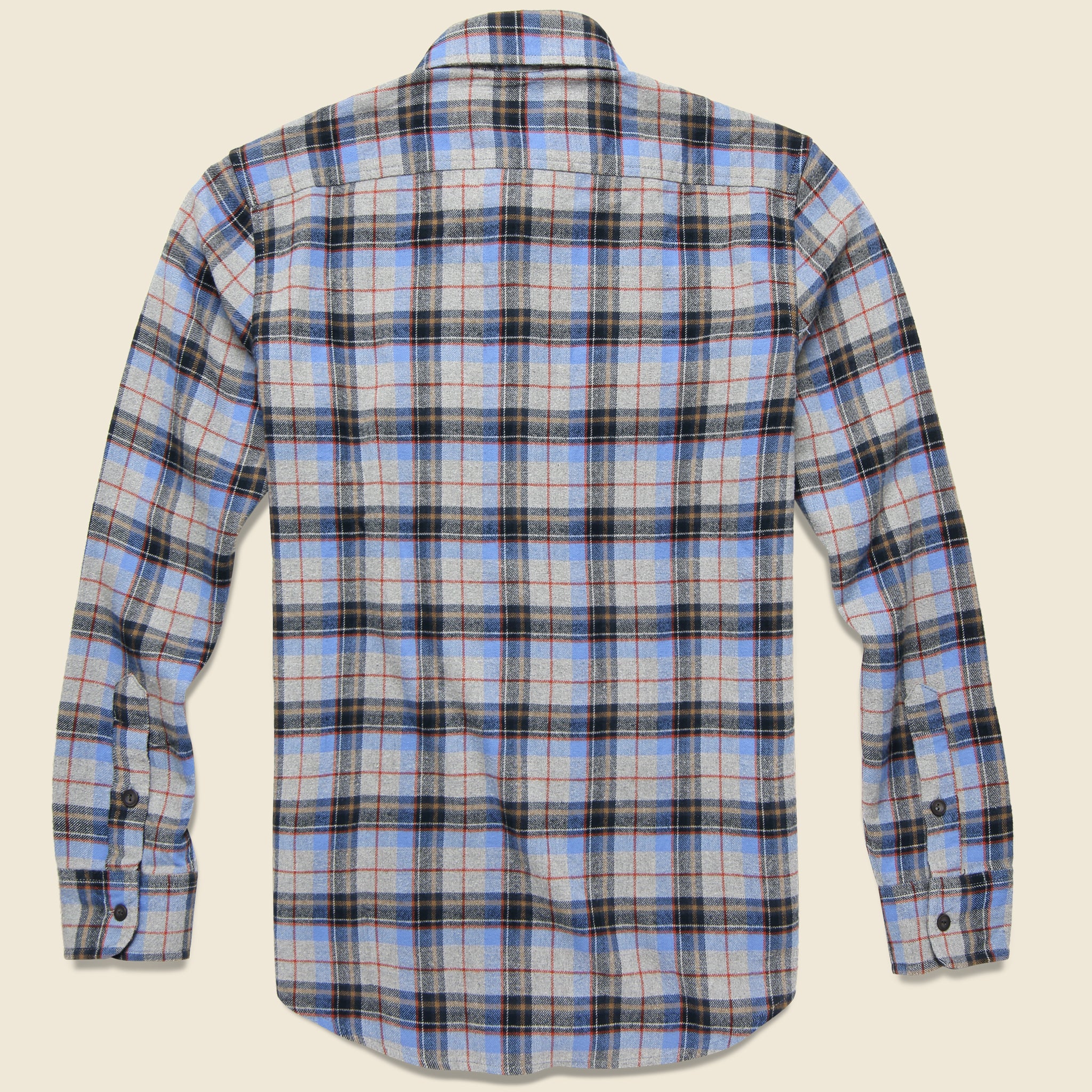 Falmar Vintage Flannel - Blue Plaid - Grayers - STAG Provisions - Tops - L/S Woven - Plaid
