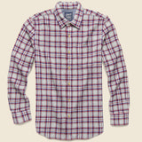 Milbank Heritage Flannel Shirt - Gray/Red - Grayers - STAG Provisions - Tops - L/S Woven - Plaid