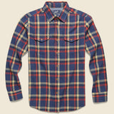 Eugene Heritage Flannel Shirt - Navy Plaid - Grayers - STAG Provisions - Tops - L/S Woven - Plaid