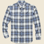 Keats 3-Ply Jaspe Shirt - Blue Plaid - Grayers - STAG Provisions - Tops - L/S Woven - Plaid