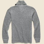 Belmont Plaited Cardigan Sweater - Charcoal - Grayers - STAG Provisions - Tops - Sweater