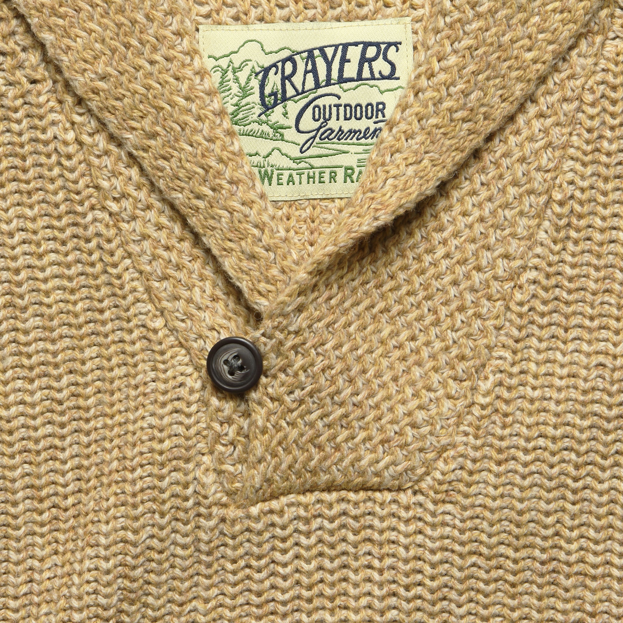 Belmont Plaited Shawl Pullover - Caramel - Grayers - STAG Provisions - Tops - Sweater
