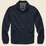 Melville Fleece Knacket - Navy - Grayers - STAG Provisions - Outerwear - Coat / Jacket