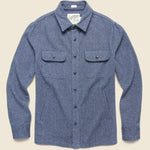 Forsythe Melange Overshirt - Midnight Blue - Grayers - STAG Provisions - Tops - L/S Woven - Overshirt