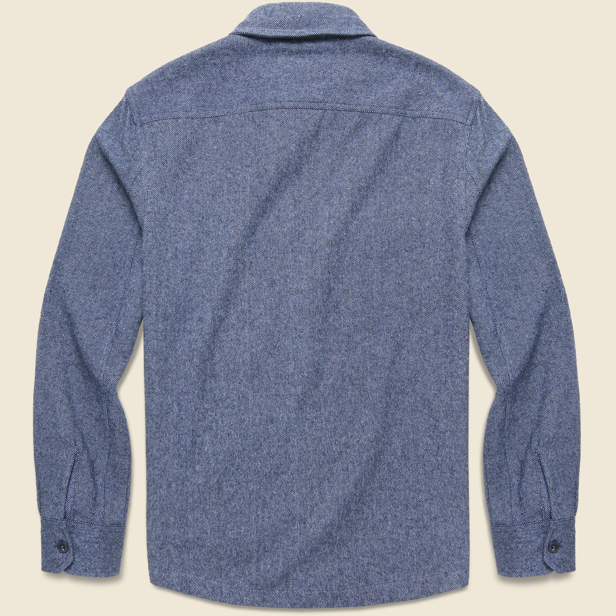 Forsythe Melange Overshirt - Midnight Blue - Grayers - STAG Provisions - Tops - L/S Woven - Overshirt