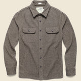 Forsythe Melange Overshirt - Chestnut - Grayers - STAG Provisions - Tops - L/S Woven - Overshirt