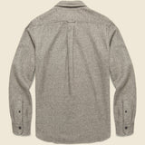 Buford Herringbone Flannel Shirt - Harrison Olive Jaspe - Grayers - STAG Provisions - Tops - L/S Woven - Solid