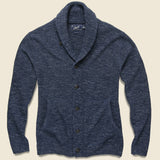 Cabana Shawl Cardigan - Navy Heather - Grayers - STAG Provisions - Tops - Sweater