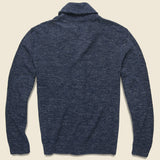 Cabana Shawl Cardigan - Navy Heather - Grayers - STAG Provisions - Tops - Sweater