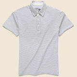 Malaga Cove Stripe Polo - Antique White - Grayers - STAG Provisions - Tops - S/S Knit