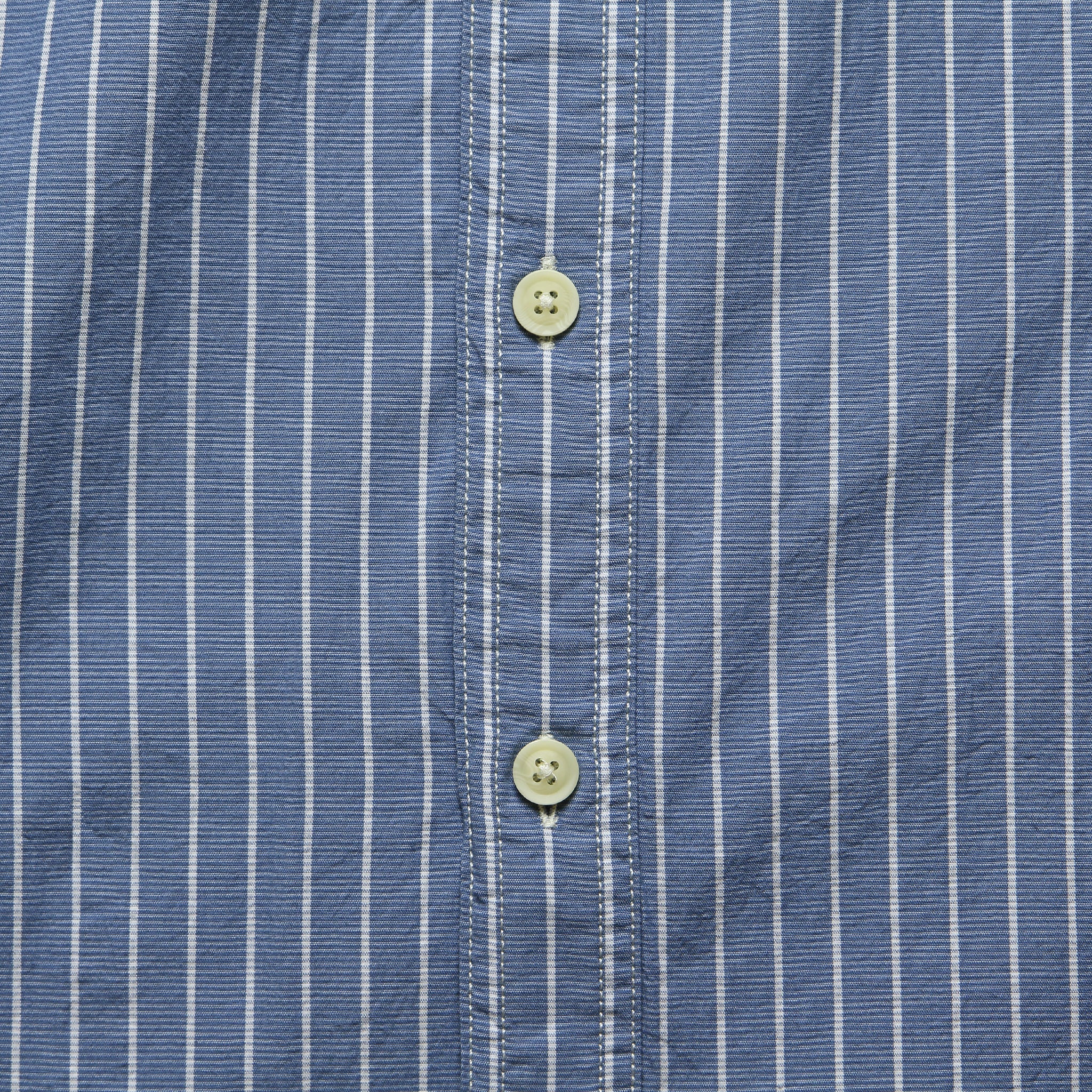 Larkin Slub Shirt - Blue Cream Stripe - Grayers - STAG Provisions - Tops - S/S Woven - Stripe