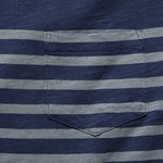 Admiral Stripe Crew Tee - Mood Indigo - Grayers - STAG Provisions - Tops - S/S Tee