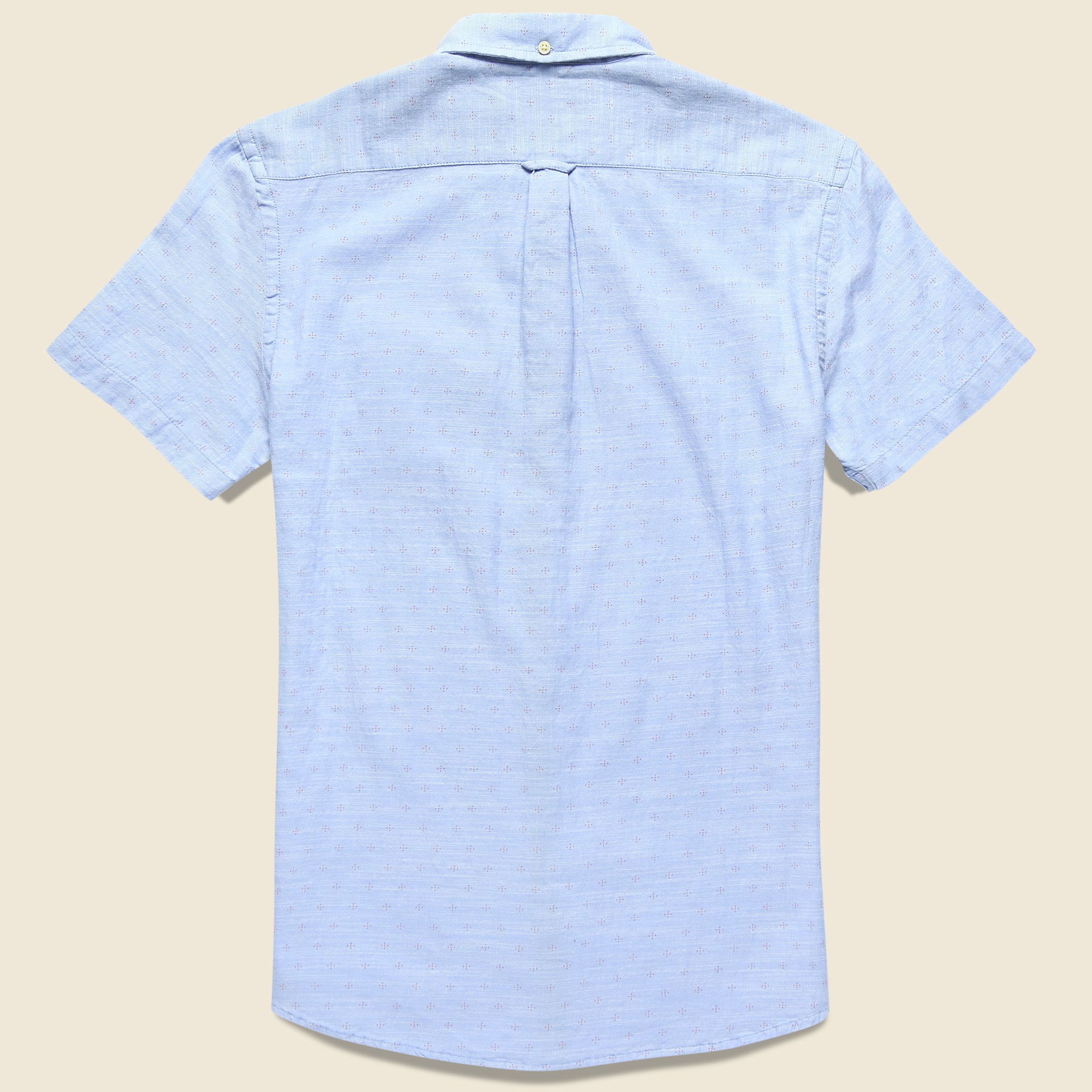 Prescott Summer Slub Twill Shirt - Blue - Grayers - STAG Provisions - Tops - S/S Woven - Other Pattern