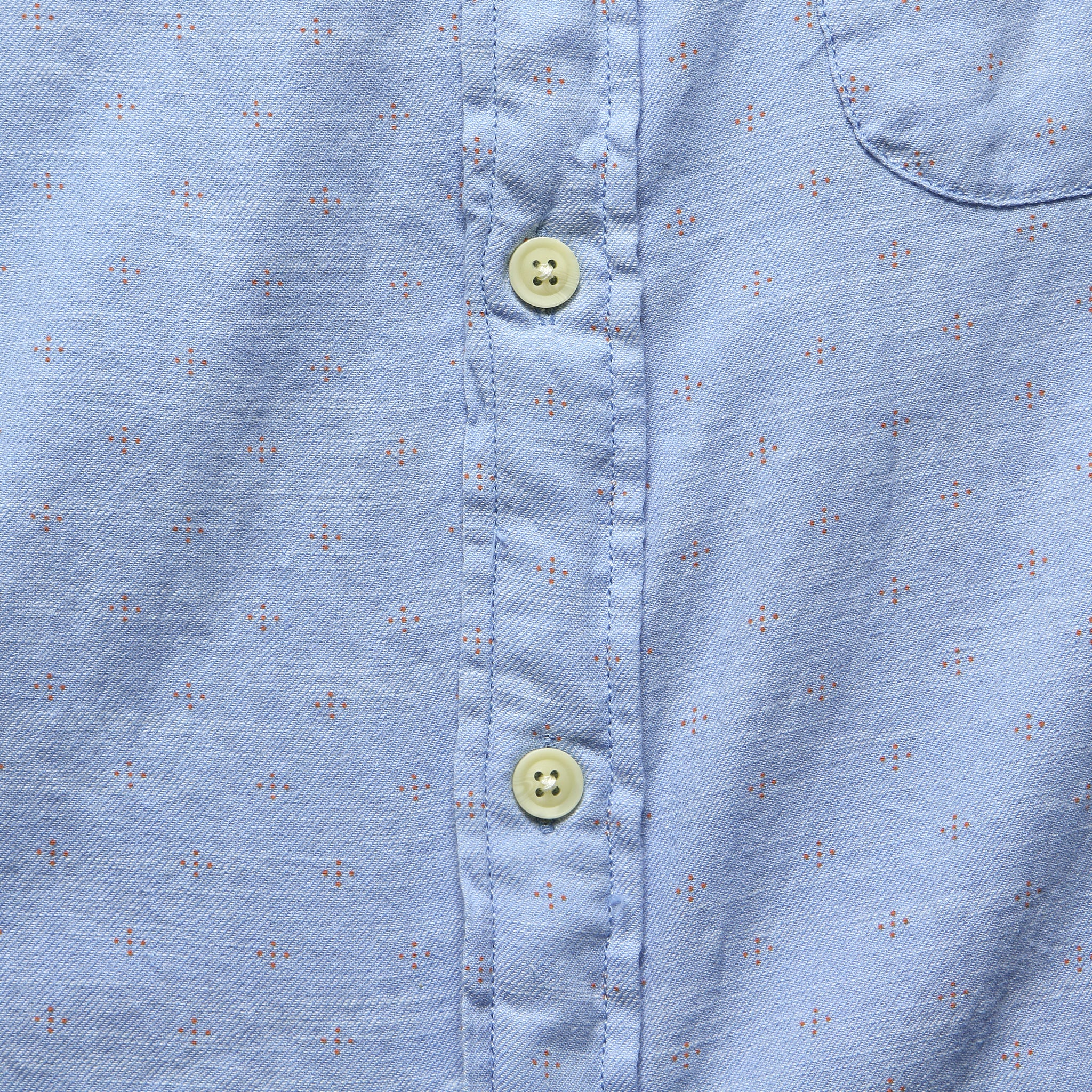 Prescott Summer Slub Twill Shirt - Blue - Grayers - STAG Provisions - Tops - S/S Woven - Other Pattern