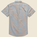 Palm Leaf Summer Weave Shirt - Red/Blue - Grayers - STAG Provisions - Tops - S/S Woven - Floral