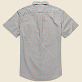 Palm Leaf Summer Weave Shirt - Red/Blue - Grayers - STAG Provisions - Tops - S/S Woven - Floral