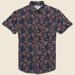 Burning Palm Summer Twill Shirt - Blue - Grayers - STAG Provisions - Tops - S/S Woven - Floral