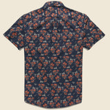 Burning Palm Summer Twill Shirt - Blue - Grayers - STAG Provisions - Tops - S/S Woven - Floral