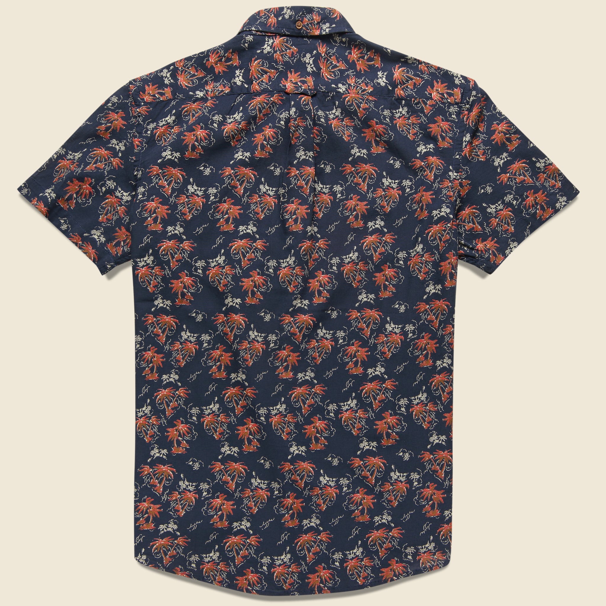 Burning Palm Summer Twill Shirt - Blue - Grayers - STAG Provisions - Tops - S/S Woven - Floral