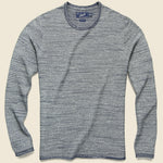 Birdseye Jacquard Crewneck Sweater - Grey/Navy - Grayers - STAG Provisions - Tops - Sweater