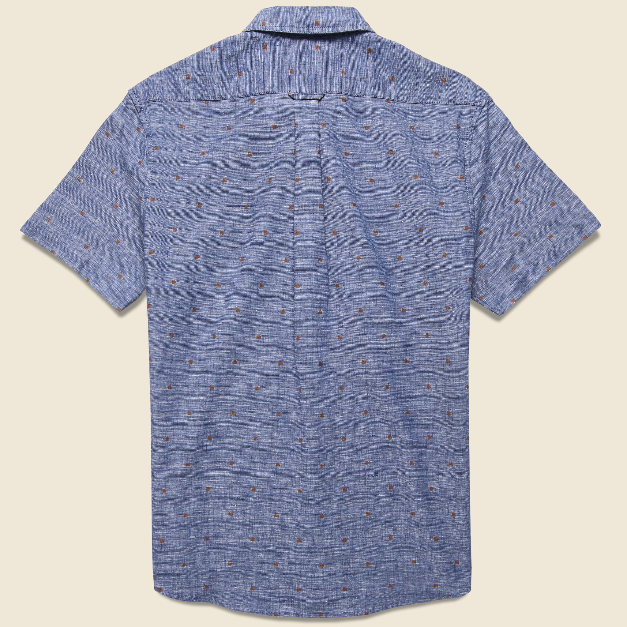 Avington Slub Shirt - Chambray Blue - Grayers - STAG Provisions - Tops - S/S Woven - Dot