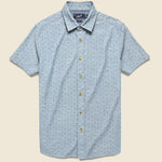 Ahab Open Dot Chambray - Blue/Navy - Grayers - STAG Provisions - Tops - S/S Woven - Other Pattern