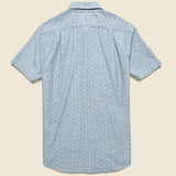 Ahab Open Dot Chambray - Blue/Navy - Grayers - STAG Provisions - Tops - S/S Woven - Other Pattern