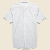 Fairfield Horiztonal Micro Stripe Shirt - Blue Cream - Grayers - STAG Provisions - Tops - S/S Woven - Stripe