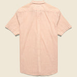 Fairfield Horiztonal Micro Stripe Shirt - Red Cream - Grayers - STAG Provisions - Tops - S/S Woven - Stripe