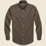 Cotton Tweed Shirt - Brown - Gitman Vintage - STAG Provisions - Tops - L/S Woven - Other Pattern