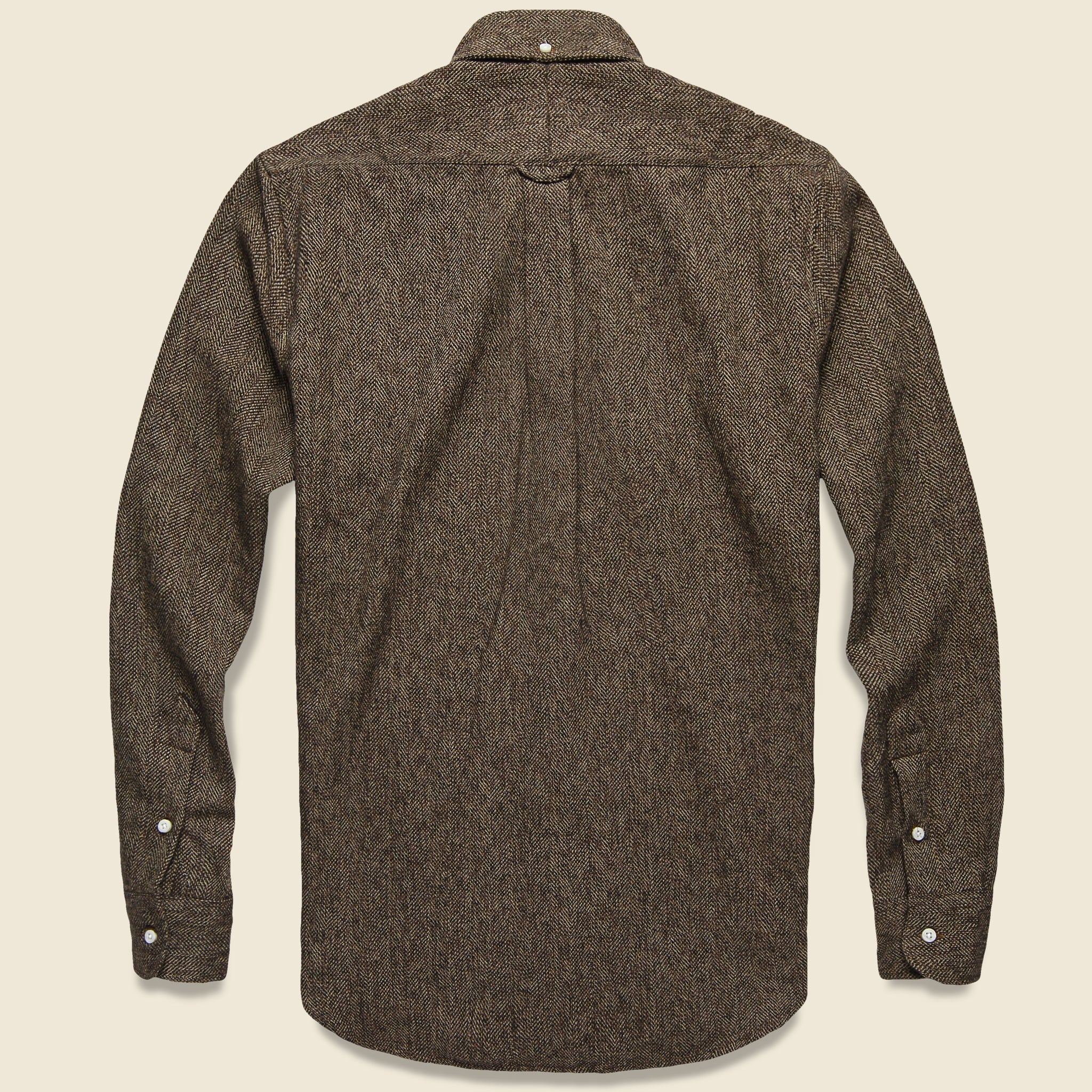 Cotton Tweed Shirt - Brown - Gitman Vintage - STAG Provisions - Tops - L/S Woven - Other Pattern