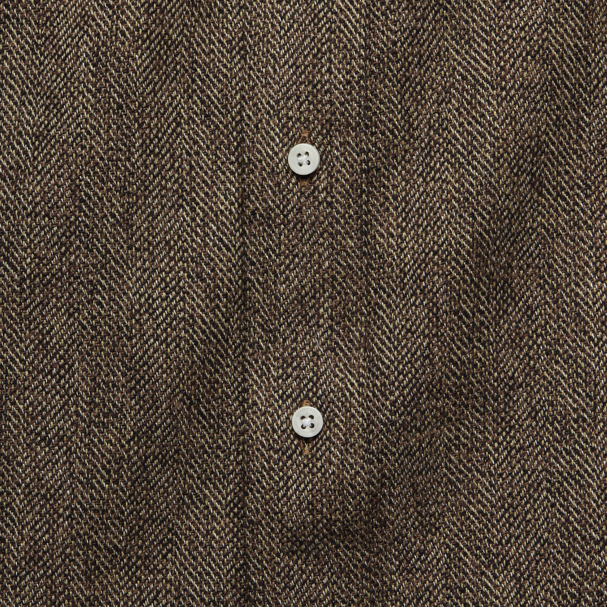Cotton Tweed Shirt - Brown - Gitman Vintage - STAG Provisions - Tops - L/S Woven - Other Pattern