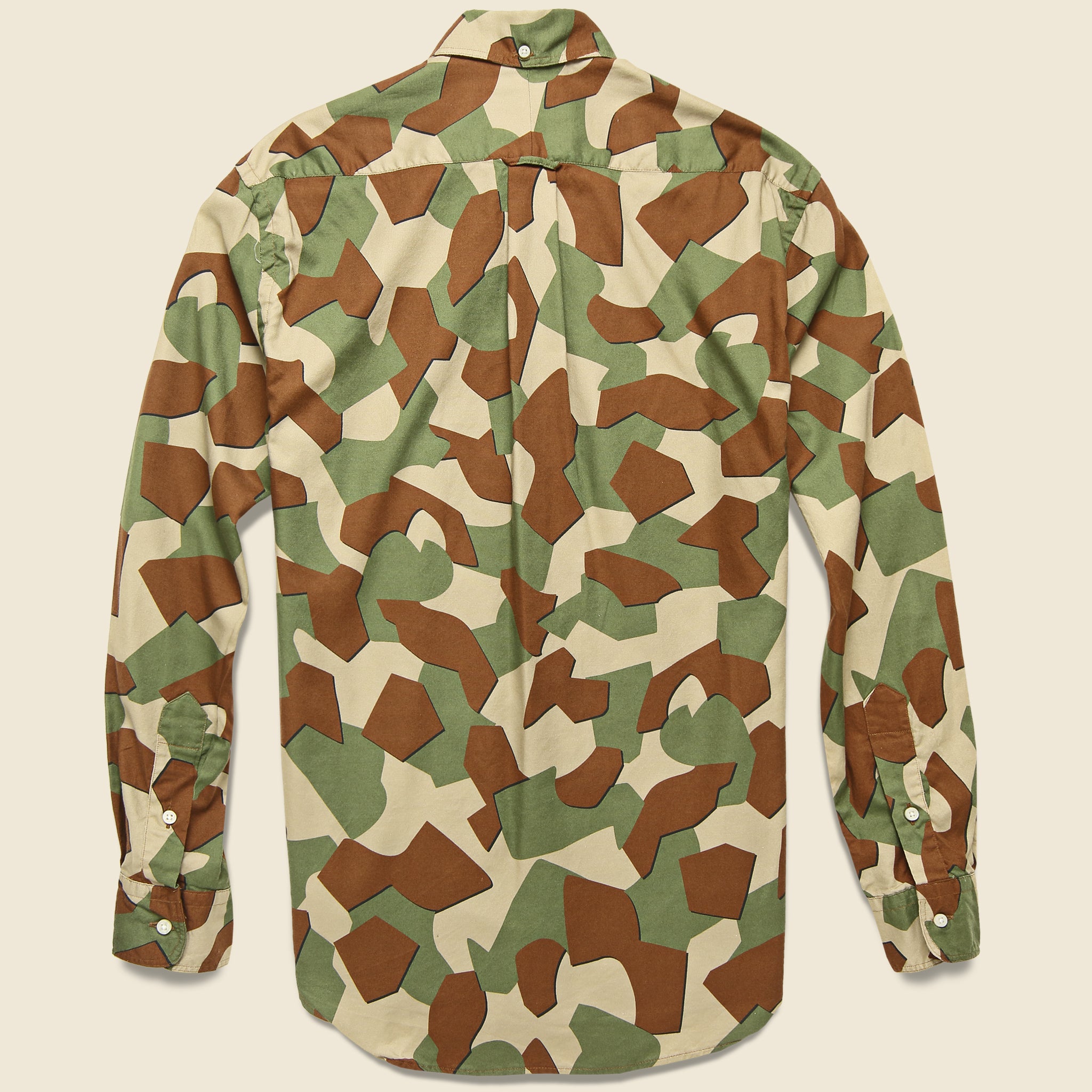 Oxford Shirt - Peruvian Geometric Camo - Gitman Vintage - STAG Provisions - Tops - L/S Woven - Other Pattern