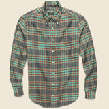 Soft Flannel - Teal/Blue - Gitman Vintage - STAG Provisions - Tops - L/S Woven - Plaid