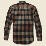 Shaggy Brushed Flannel Oxford Shirt - Rust/Black - Gitman Vintage - STAG Provisions - Tops - L/S Woven - Plaid