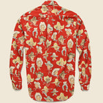 Cowboy Print Shirt - Red - Gitman Vintage - STAG Provisions - Tops - L/S Woven - Other Pattern
