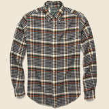 Country Plaid Flannel - Grey - Gitman Vintage - STAG Provisions - Tops - L/S Woven - Plaid